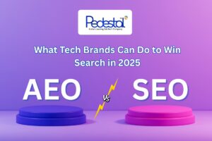 Read more about the article AEO and SEO in the Era of AI: What Tech Brands Can Do to Win Search in 2025